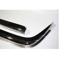 Chroom schalen, Staal verchroomd, 2-delig