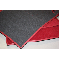 Tapijt set 4-delig '' ROOD '' - LAATSTE SETS -