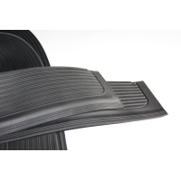Instap rubber links en rechts, Zwart  