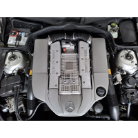 SOLD                                                                                                                                                  Mercedes SL55 AMG 2003 Silver / Red 