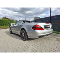 SOLD                                                                                                                                                  Mercedes SL55 AMG 2003 Silver / Red 