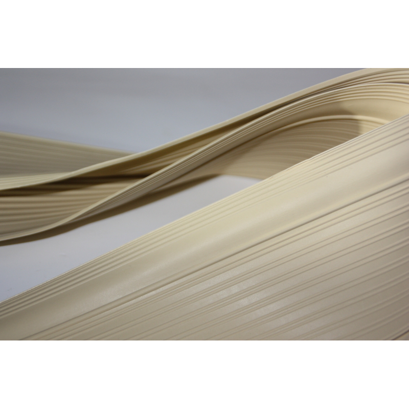 Instap rubber links en rechts, Creme 