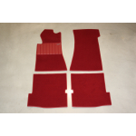 Tapijt set 4-delig '' ROOD '' - LAATSTE SETS -
