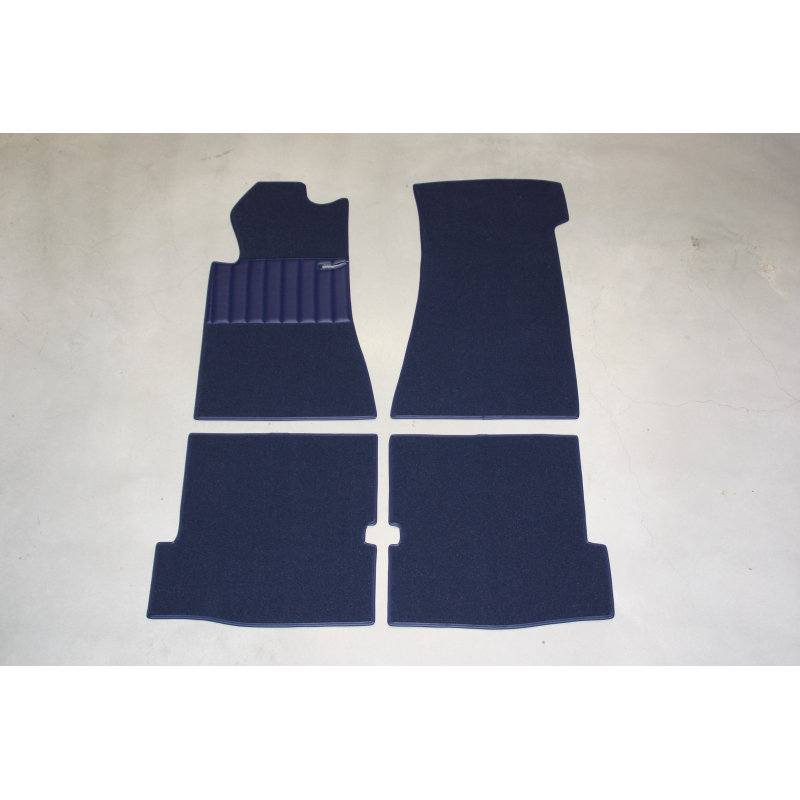 Tapijt set 4-delig '' BLAUW ''