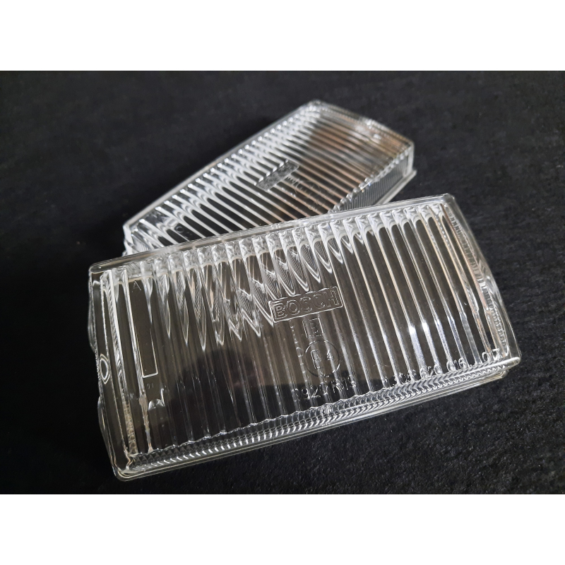 Foglight lens set Bosch with logo 2pieces