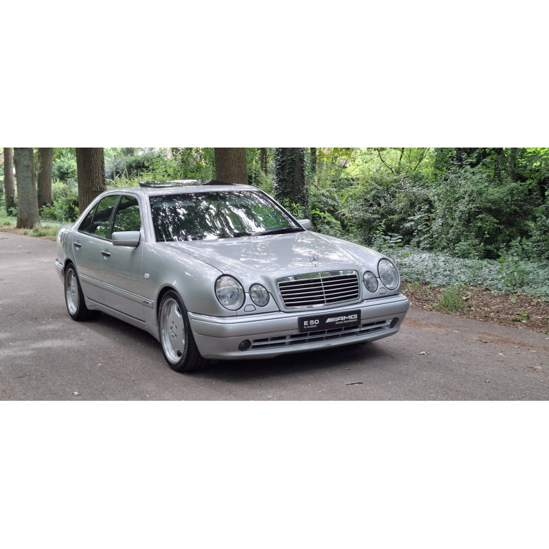 Verkocht Mercedes E50 AMG  89.000 km  1996