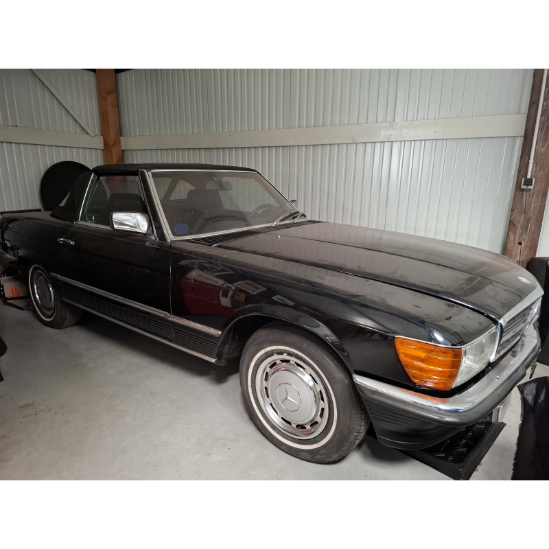 Mercedes R107 380sl  Triple Black  ''Projectcar''