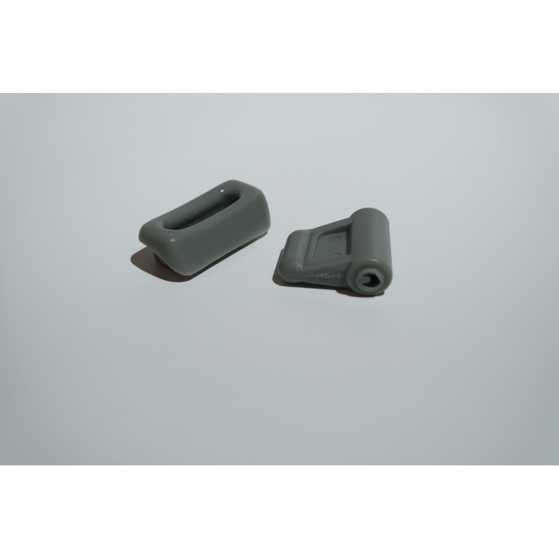 z Clipset Grijs voor de zonneklep  