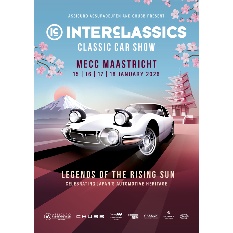 interclassics Maastricht 15-16-17-18 Januari 2026 Classic Car Show Maastricht 