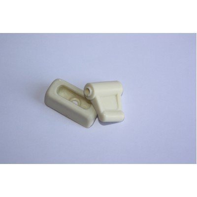 z Clipset Creme voor de zonneklep z Clipset Creme voor de zonneklep