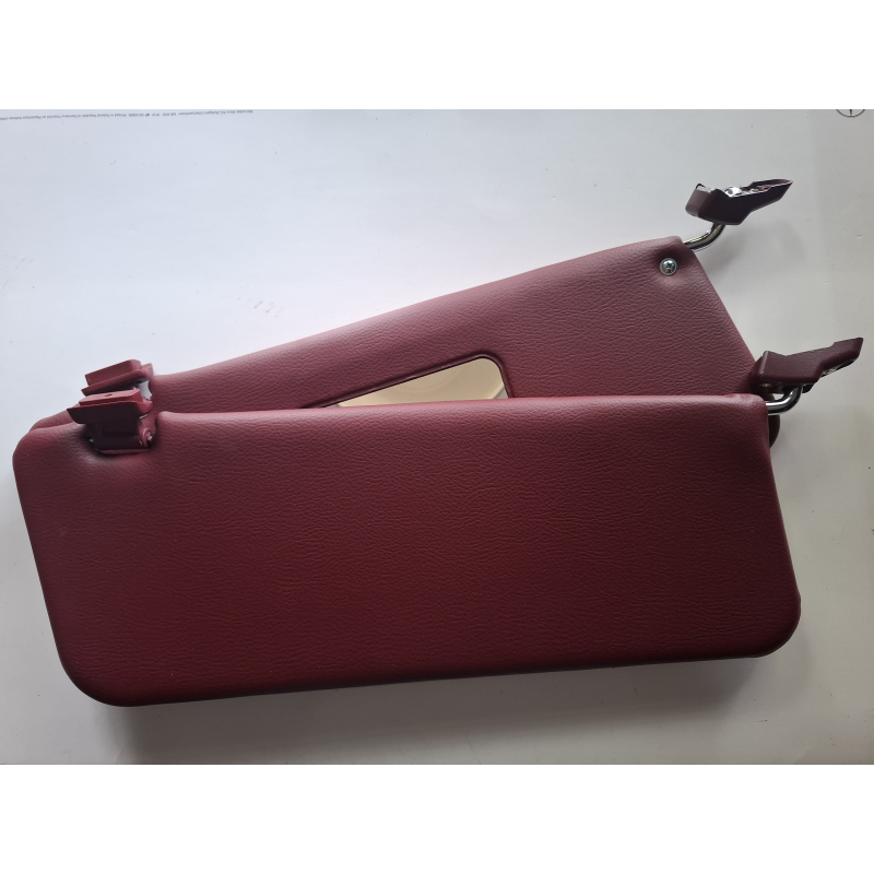 Sun Visors set Red (Burgundy) compleet sale Now 149,- !!!