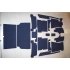 Tapijt set 18-delig '' ROOD ''  - LAATSTE SET -